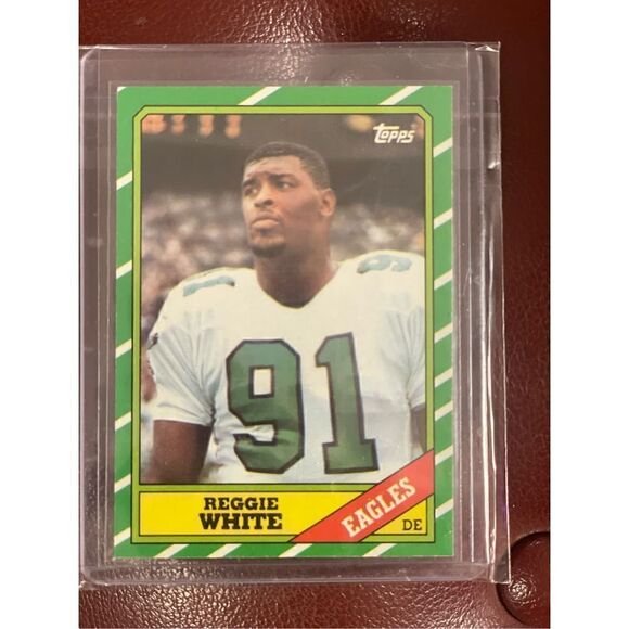 Reggie white 1986 topps rookie in mint condition/grade RARE rare comps in pics - Picture 1 of 8